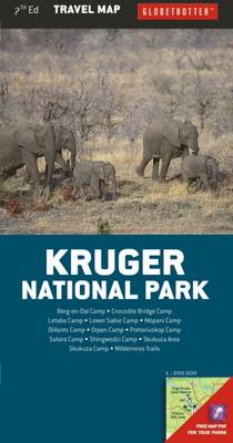 Kruger National Park - Globetrotter Travel Map (Sheet map, folded)