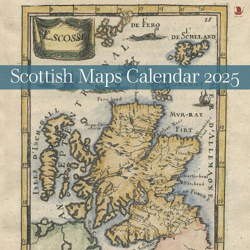 Scottish Maps Calendar 2025 Waterstones