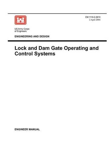 Engineering and Design: Lock and Dam Gate Operating and Control Systems (Engineer Manual EM 1110-2-2610) (Paperback)