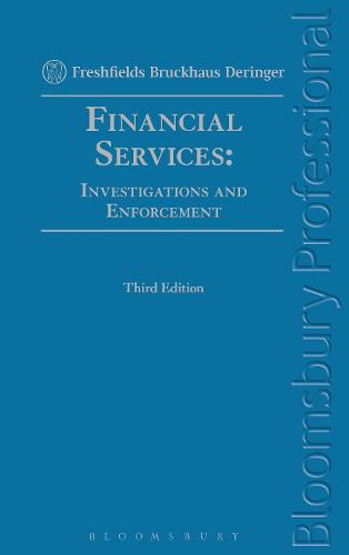 Financial Services: Investigations and Enforcement (Hardback)
