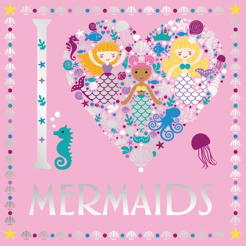 I Heart Mermaids - I Heart Colouring Books (Paperback)