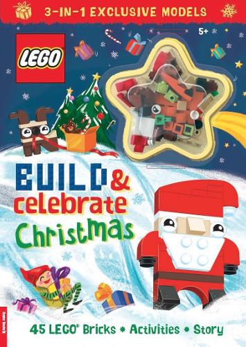 LEGO® Books: Build & Celebrate Christmas (includes 45 bricks) (Paperback)