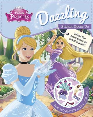 Disney Princess Dazzling Sticker Dress Up (Paperback)