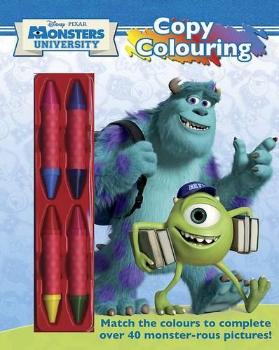 Disney Monsters University Copy Colouring: Match the colours to complete over 20 monstrous pictures!