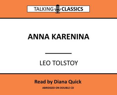 Anna Karenina - Talking Classics (CD-Audio)