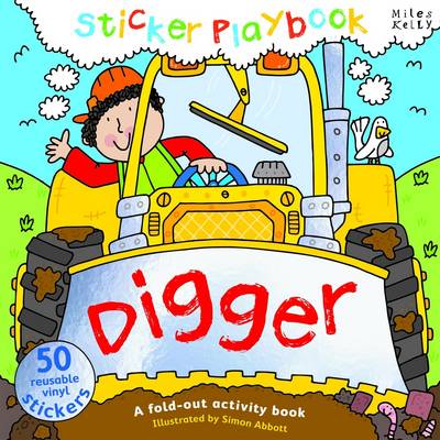 Digger Sticker Playbook - Playbooks (Spiral bound)