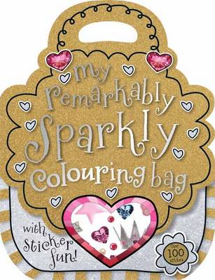 Remarkably Sparkly Shaped Colouring and Sticker Book (Paperback)