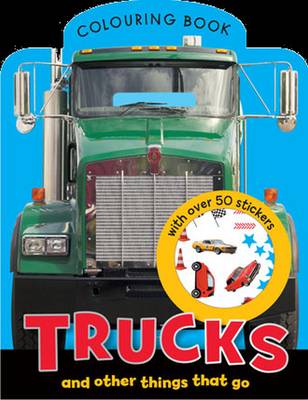 Trucks - Mini Colouring Books with Stickers (Paperback)