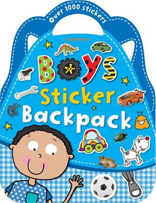 Boys Sticker Backpack - Shaped Sticker Books (Paperback)