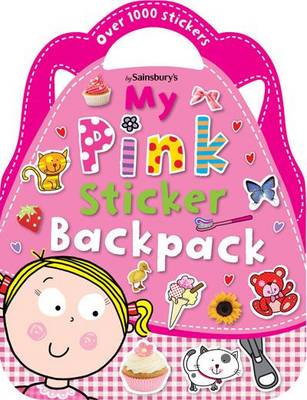 Pink Sticker Backpack - Shaped Sticker Books (Paperback)