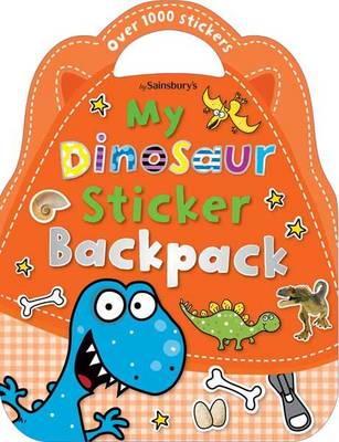 My Dinosaur Backpack - Shaped Sticker Books (Paperback)