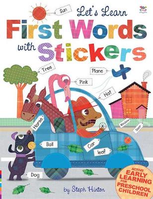Let's Learn First Words with Stickers - Let's Learn Sticker Books (Paperback)