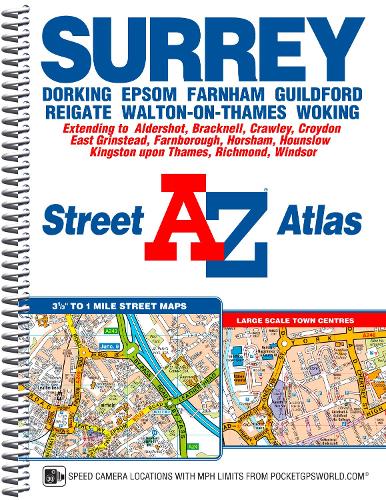 Premier Street Atlas of Surrey A-Z Street Atlas By Geographers' A-Z to Z A 