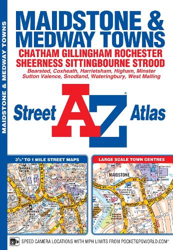 Maidstone & Medway Towns Street Atlas (Paperback)