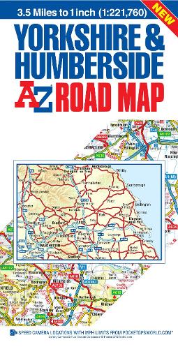 Yorkshire & Humberside Road Map (Sheet map, folded)