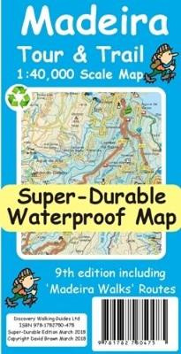 Madeira Tour & Trail Super-Durable Map (Paperback)
