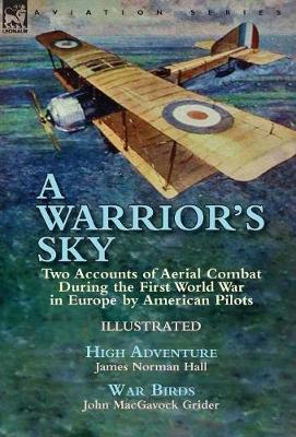 A Warrior's Sky: Two Accounts of Aerial Combat During the First World War in Europe by American Pilots-High Adventure by James Norman Hall & War Birds by John Macgavock Grider (Hardback)