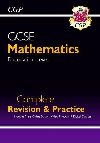 New 21 Gcse Maths Complete Revision Practice Foundation Inc Online Ed Videos Quizzes By Cgp Books Waterstones