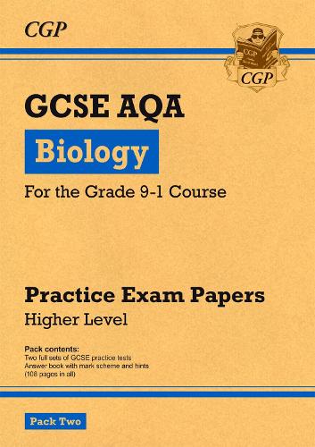 New Grade 9-1 GCSE Biology AQA Practice Papers: Higher Pack 2 (Paperback)