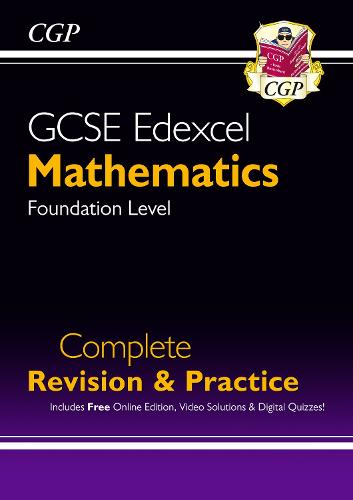 New 21 Gcse Maths Edexcel Complete Revision Practice Foundation Inc Online Ed Videos Quizzes By Cgp Books Waterstones