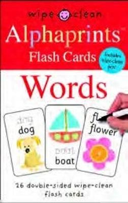 Words: Alphaprints Flash Cards - Alphaprints Flash Cards