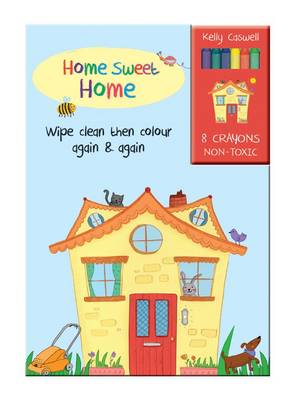 Colour Me Again and Again Book - Home Sweet Home - Colour Me Again and Again Book (Board book)