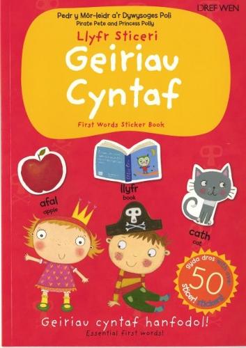 Llyfr Sticeri Geiriau Cyntaf (Paperback)