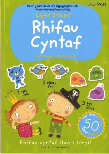 Llyfr Sticeri Rhifau Cyntaf (Paperback)