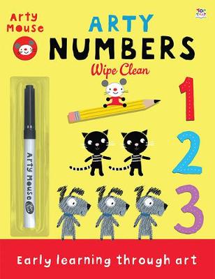 Arty Numbers - Arty Mouse Wipe Clean (Paperback)