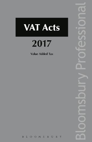 VAT Acts 2017 (Paperback)