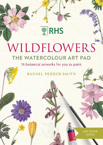 Rachel Pedder-Smith Rhs Wildflowers Watercolour Art Pad