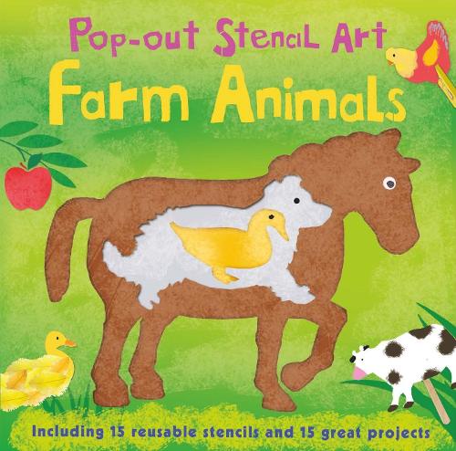 Pop-out Stencil Art: Farm Animals by Laura Hambleton | Waterstones