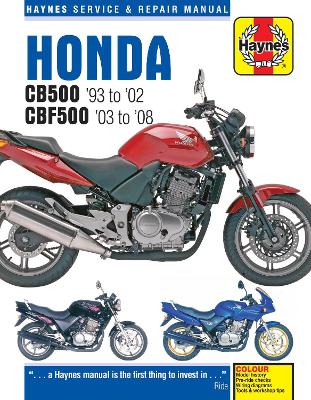 Honda CB500 Service And Repair Manual (Paperback)