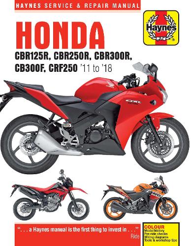 Honda CBR125R, CBR250R, CBR300R, CB300F & CRF250 (11-18) (Paperback)