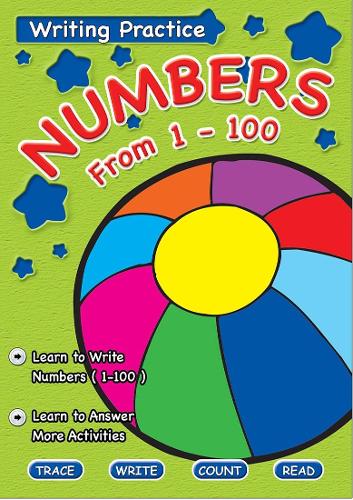 Writing Practice Book Numbers From 1 to 100 (Paperback)