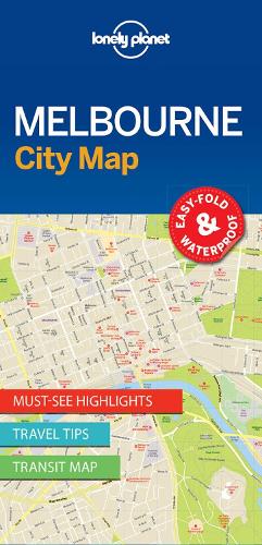 Lonely Planet Melbourne City Map - Map (Sheet map, folded)