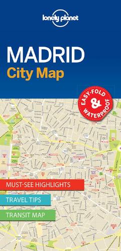 Lonely Planet Madrid City Map - Map (Sheet map, folded)