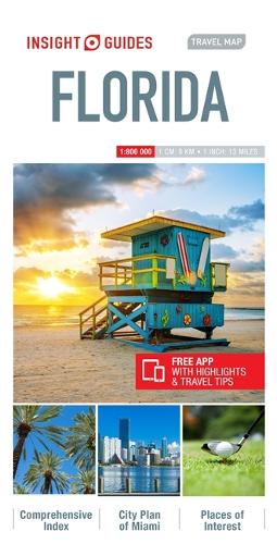 Insight Guides Travel Map Florida - Insight Travel Maps (Sheet map)