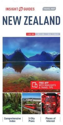 Insight Guides Travel Map of New Zealand, New Zealand Travel Guide - Insight Travel Maps (Sheet map)