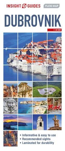 Insight Guides Flexi Map Dubrovnik - Insight Flexi Maps (Sheet map)