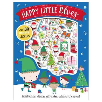 Happy Little Elves Puffy Sticker Activity (Paperback)