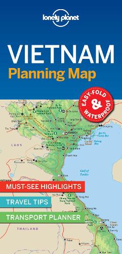 Lonely Planet Vietnam Planning Map By Lonely Planet Waterstones