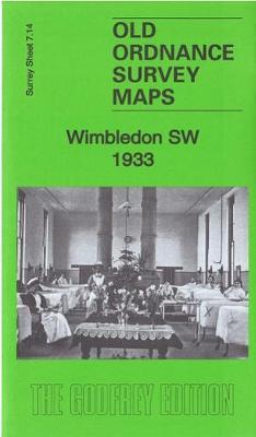Wimbledon SW 1933: Surrey Sheet 7.14 - Old Ordnance Survey Maps of Surrey (Sheet map, folded)