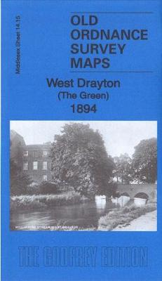West Drayton (The Green) 1894: Middlesex Sheet 14.15 - Old Ordnance Survey Maps of Middlesex (Sheet map, folded)