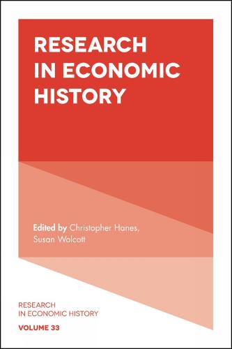 Cover Research in Economic History - Research in Economic History 33