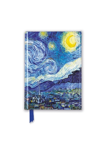 Vincent van Gogh: The Starry Night (Foiled Pocket Journal) - Flame Tree Pocket Notebooks