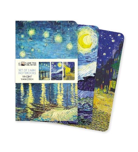 Vincent van Gogh Set of 3 Mini Notebooks by Flame Tree Studio | Waterstones