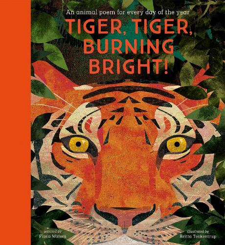 Tiger, Tiger, Burning Bright! - An Animal Poem for Every Day of the Year by  Britta Teckentrup, Fiona Waters | Waterstones
