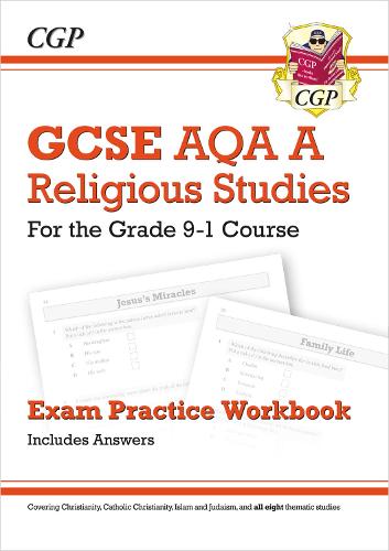 New Grade 9-1 GCSE Religious Studies: AQA A Exam Practice Workbook (includes Answers) (Paperback)