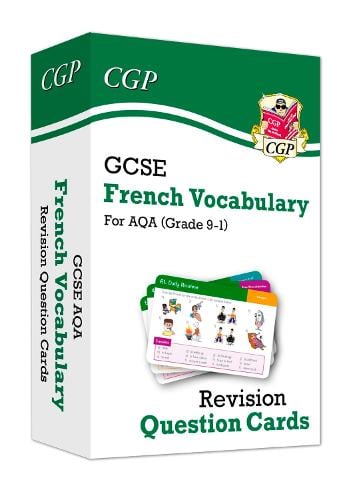 New Grade 9-1 GCSE AQA French: Vocabulary Revision Question Cards